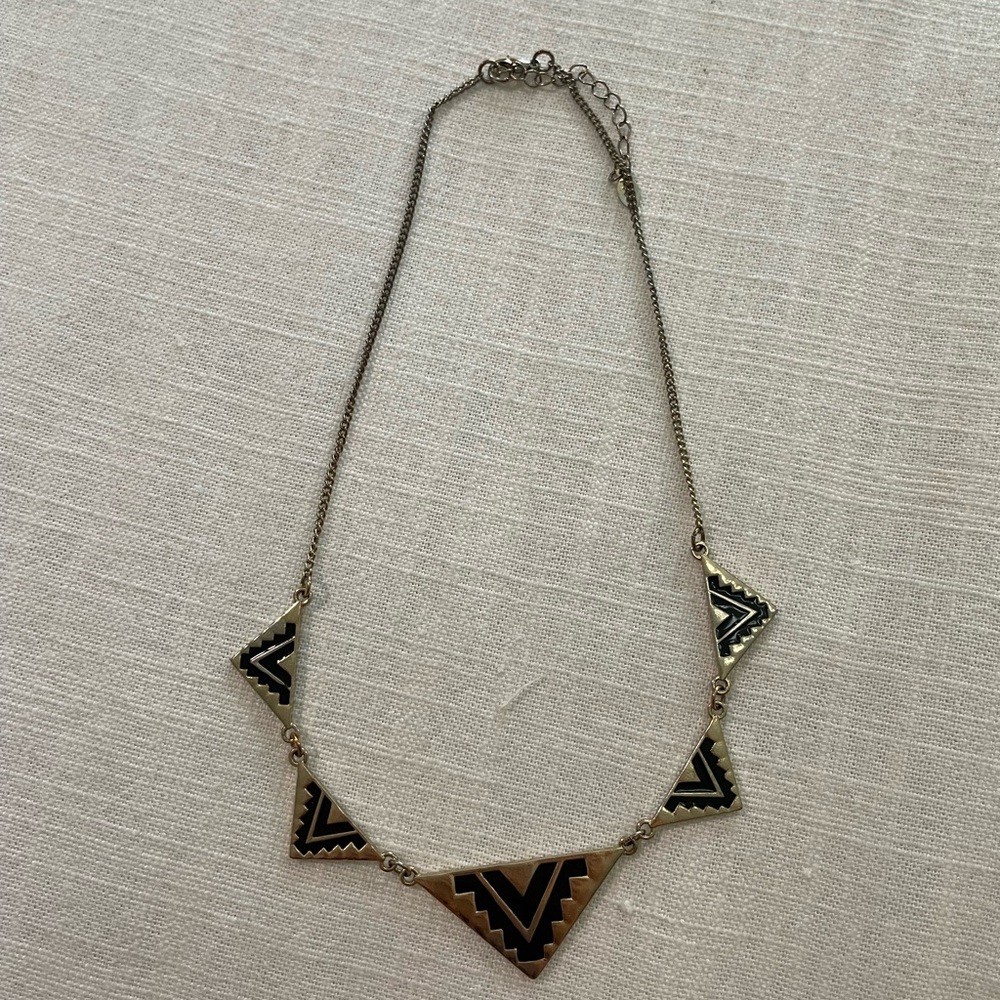 Chunky geometric necklace